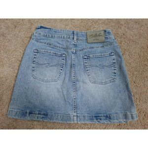 Silver Jeans Size 27 4 Denim Blue Jean Mini Skirt